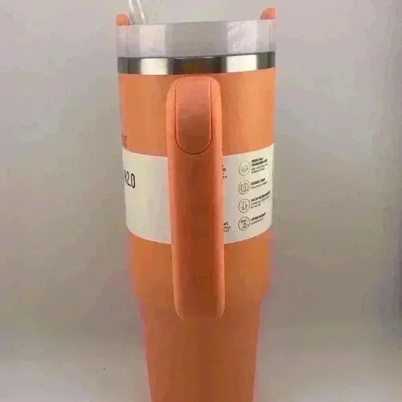 stanley Quencher Tumbler 30 oz Nectarine coral Color - Picture 2 of 8